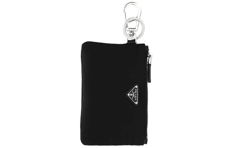 Prada Saffiano leather badge holder