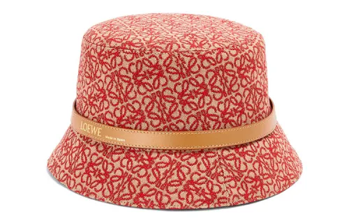 LOEWE Cow Leather Bucket Hats Women's