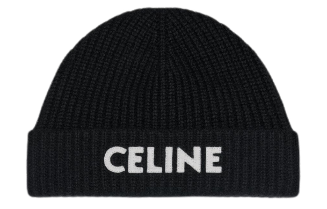 Женская шапка CELINE (черная)