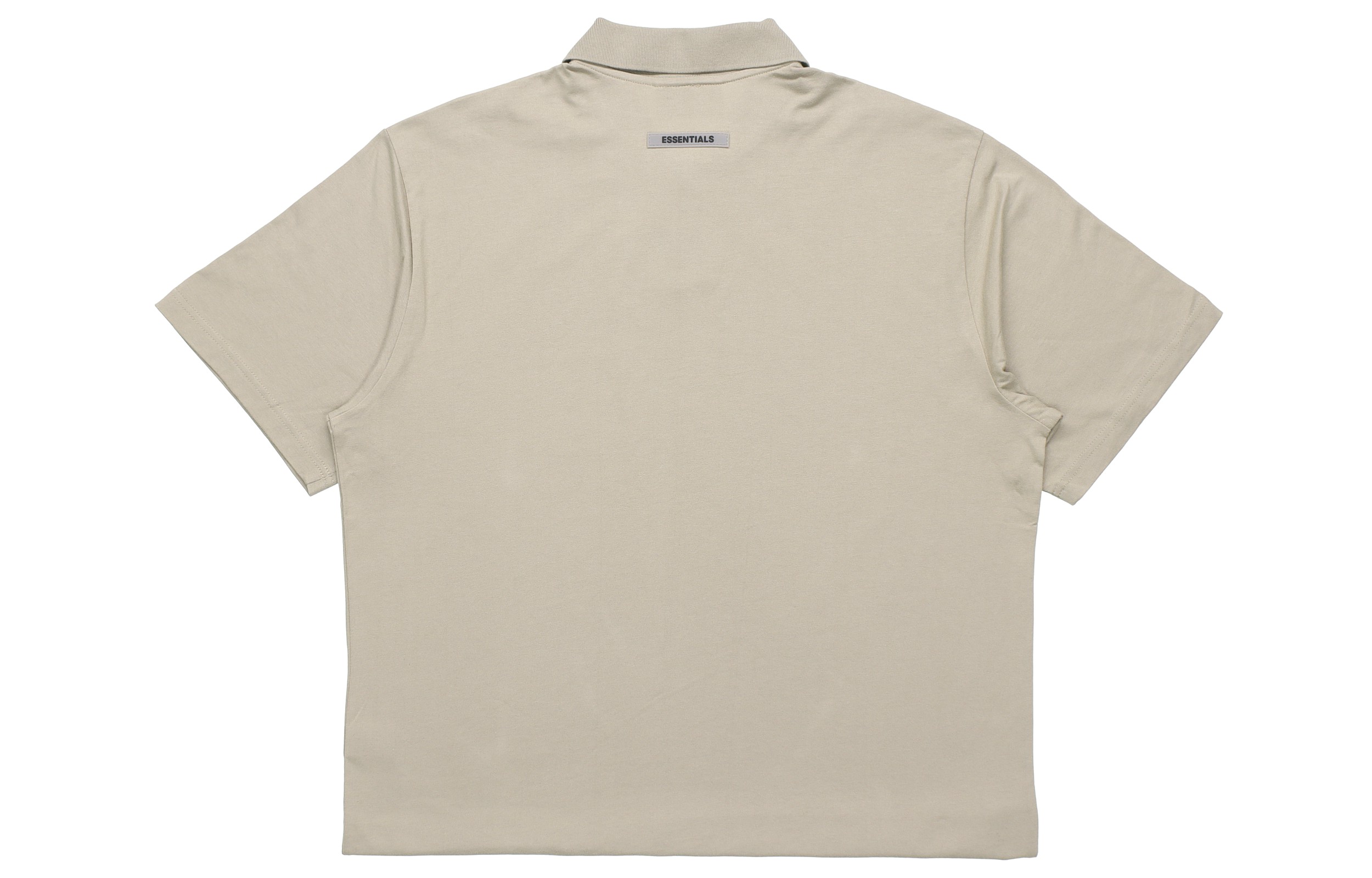 Унисекс поло Fear of God Essentials FW20 Polo Shirt Olive LogoPolo (оливковое) — фото 2