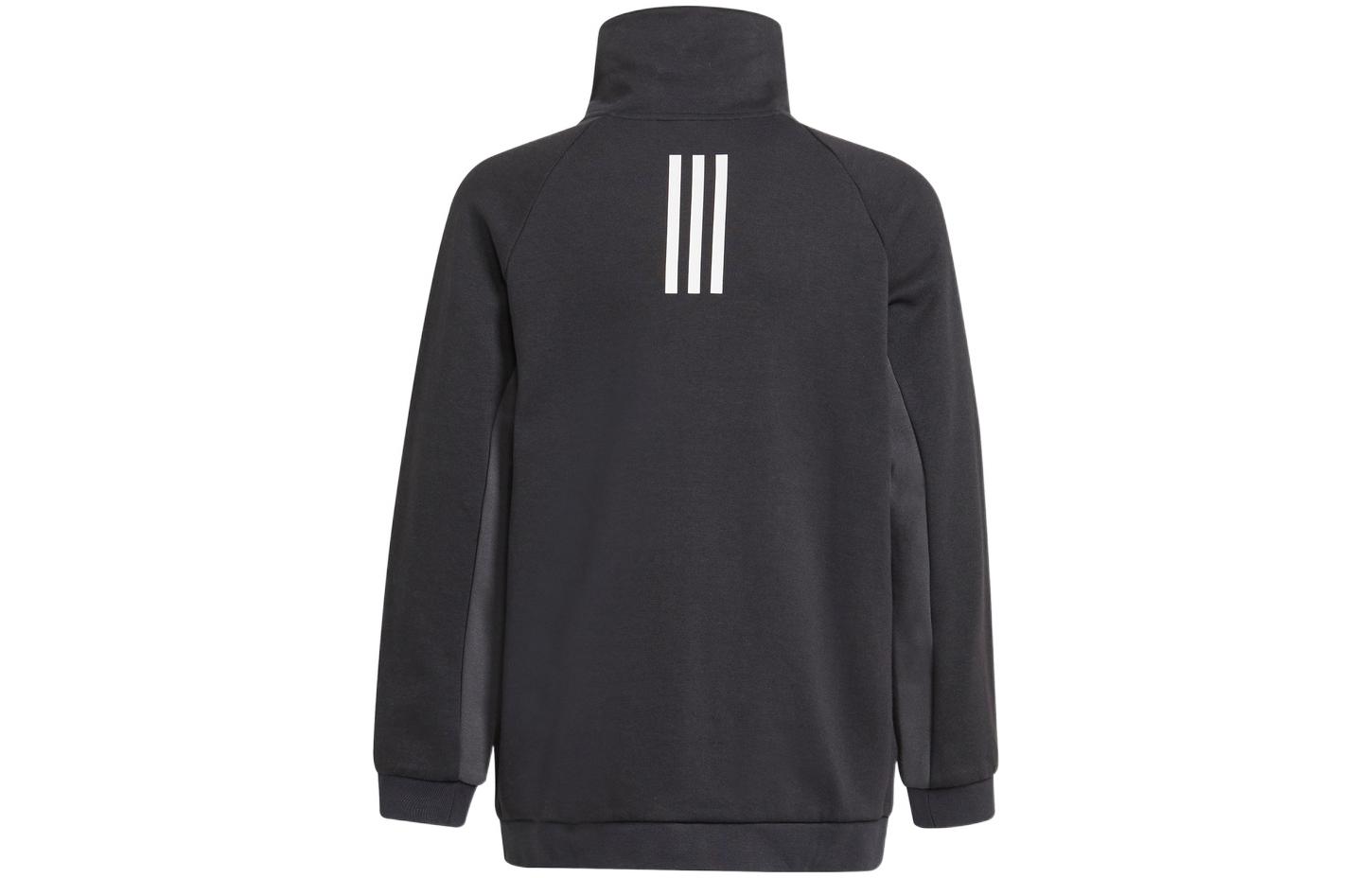 Мужская куртка adidas Logo (черная) — фото 2