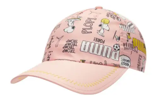 PUMA Cotton, Polyester Baseball Caps Women's Apricot Red