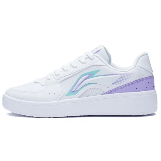 LINING Xinghe Skateboard Shoes Women's Low-Top Lilac