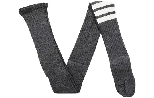 THOM BROWNE 4 Bar Striped Ribbed Tights