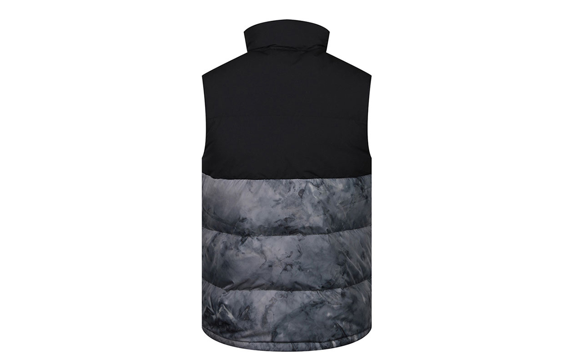 Мужская куртка adidas Tiedye Dwn Vest (черно-серый сплит) — фото 2
