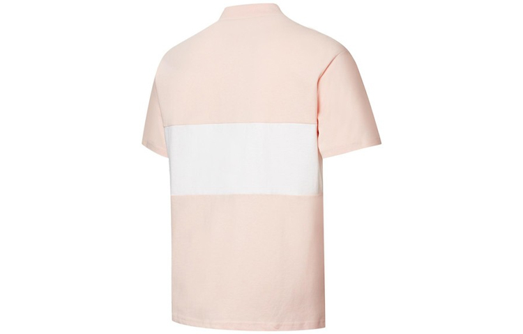 Мужская футболка PUMA Polo (розовый) — фото 2