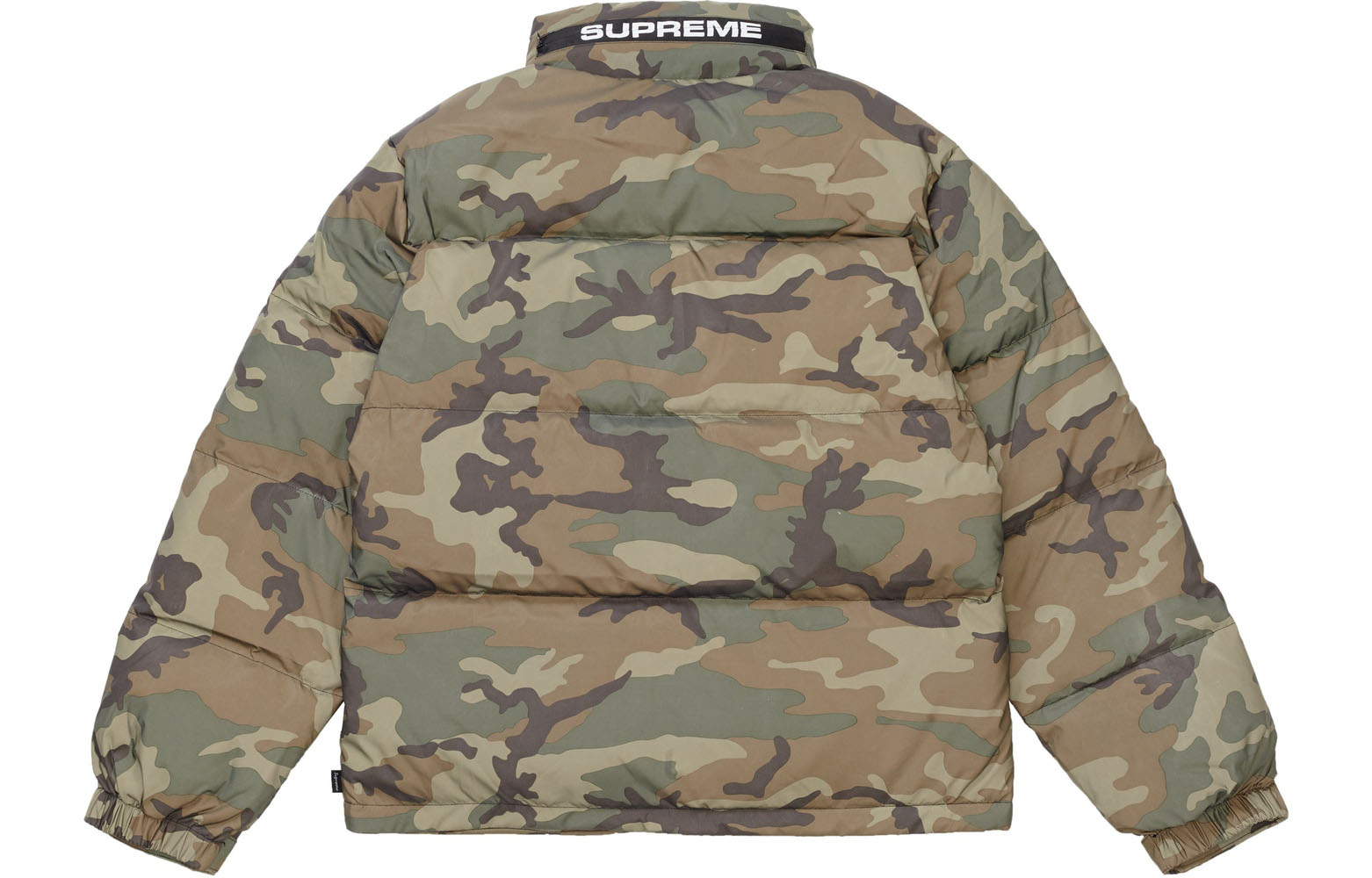 Supreme FW18 Reflective Camo Woodland Down jacket    