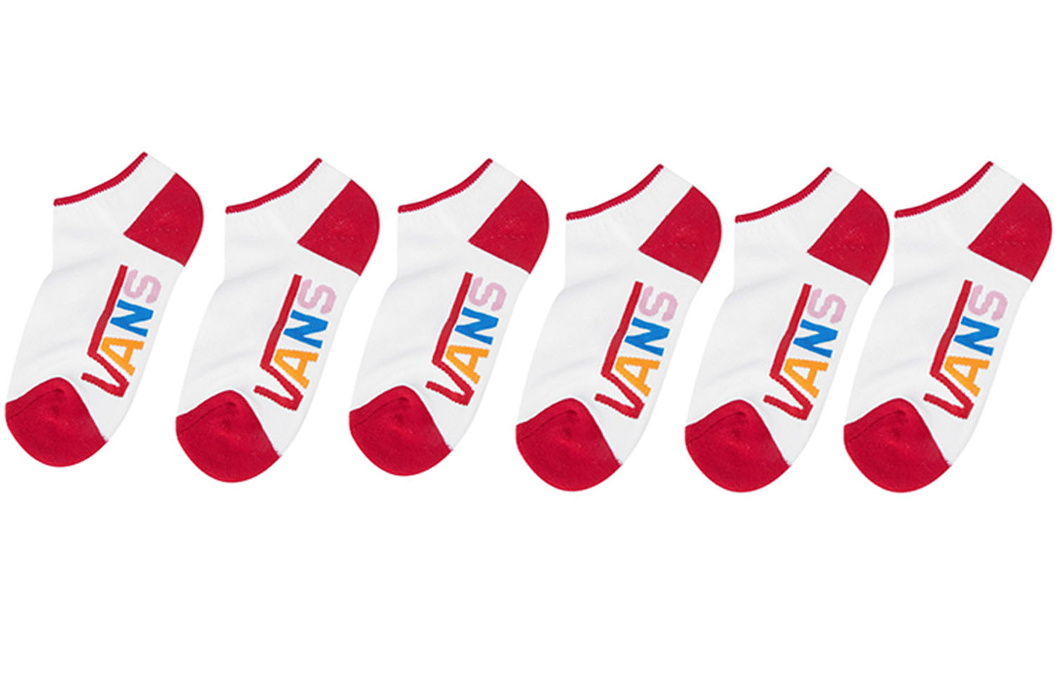 Vans Ankle Socks Women’s Red White