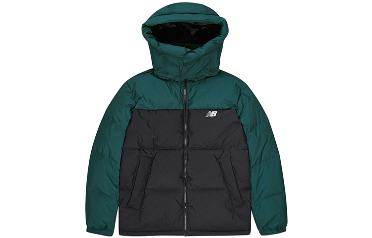 Куртка New Balance двухсторонняя (черно-зеленая) — фото 7
