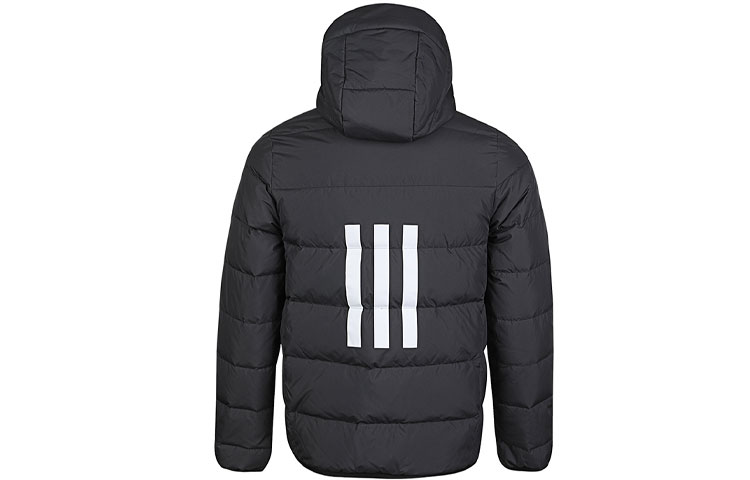 Мужской пуховик adidas neo M Trans Dwn Jkt (черный) — фото 2