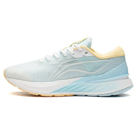 LINING YueYing 2.0 Running Shoes Women's Low-Top Ecru/Fluorescent Milk Yellow/Blue