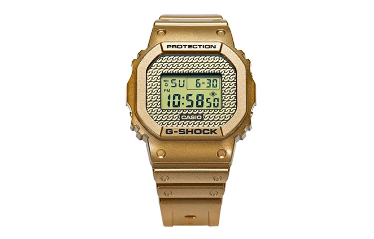 CASIO Men G-SQUAD Series 48.9mm Gold Watch