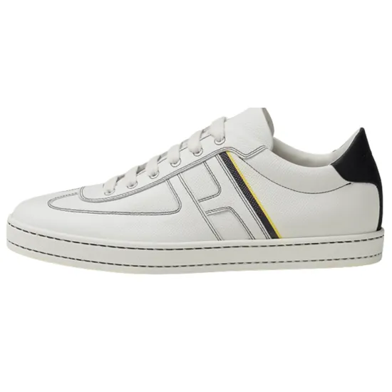 HERMES Skateboard Shoes Men Low-Top White