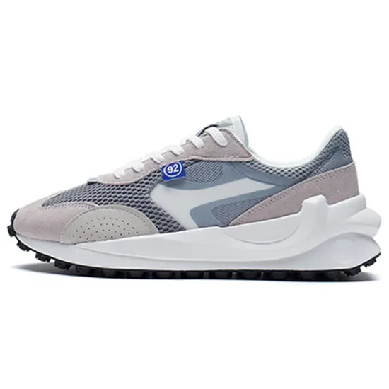 LINING Casual Shoes Men Low-Top Stone Gray/Silver Fish Gray