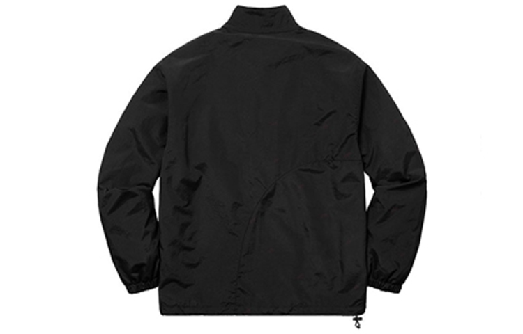 Футболка Supreme SS18 Corner Arc L/S Polo (черная) — фото 2