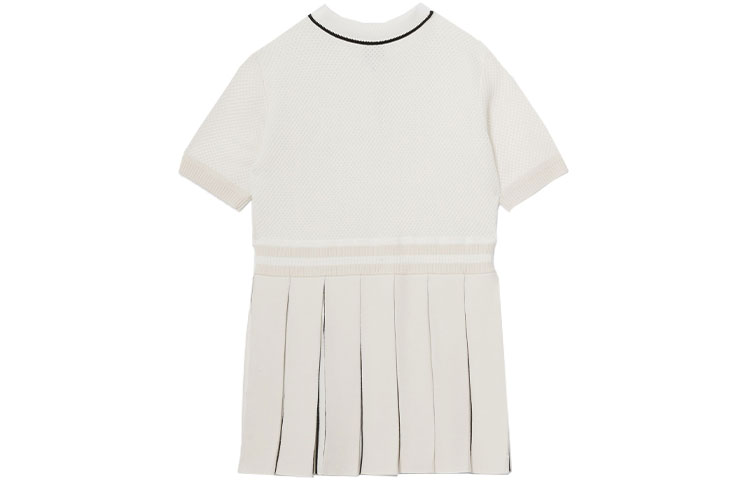 Женская футболка Burberry Polo (бежевая) — фото 2