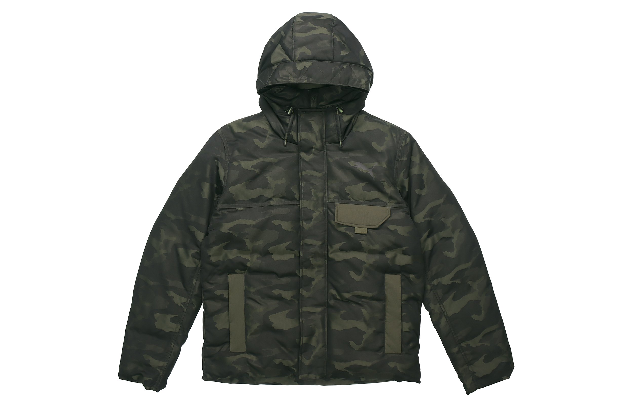 Puma Streetstyle 480 Hooded Camo Down Jacket