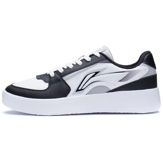 LINING Xinghe Skateboard Shoes Men Low-Top Standard White/Black