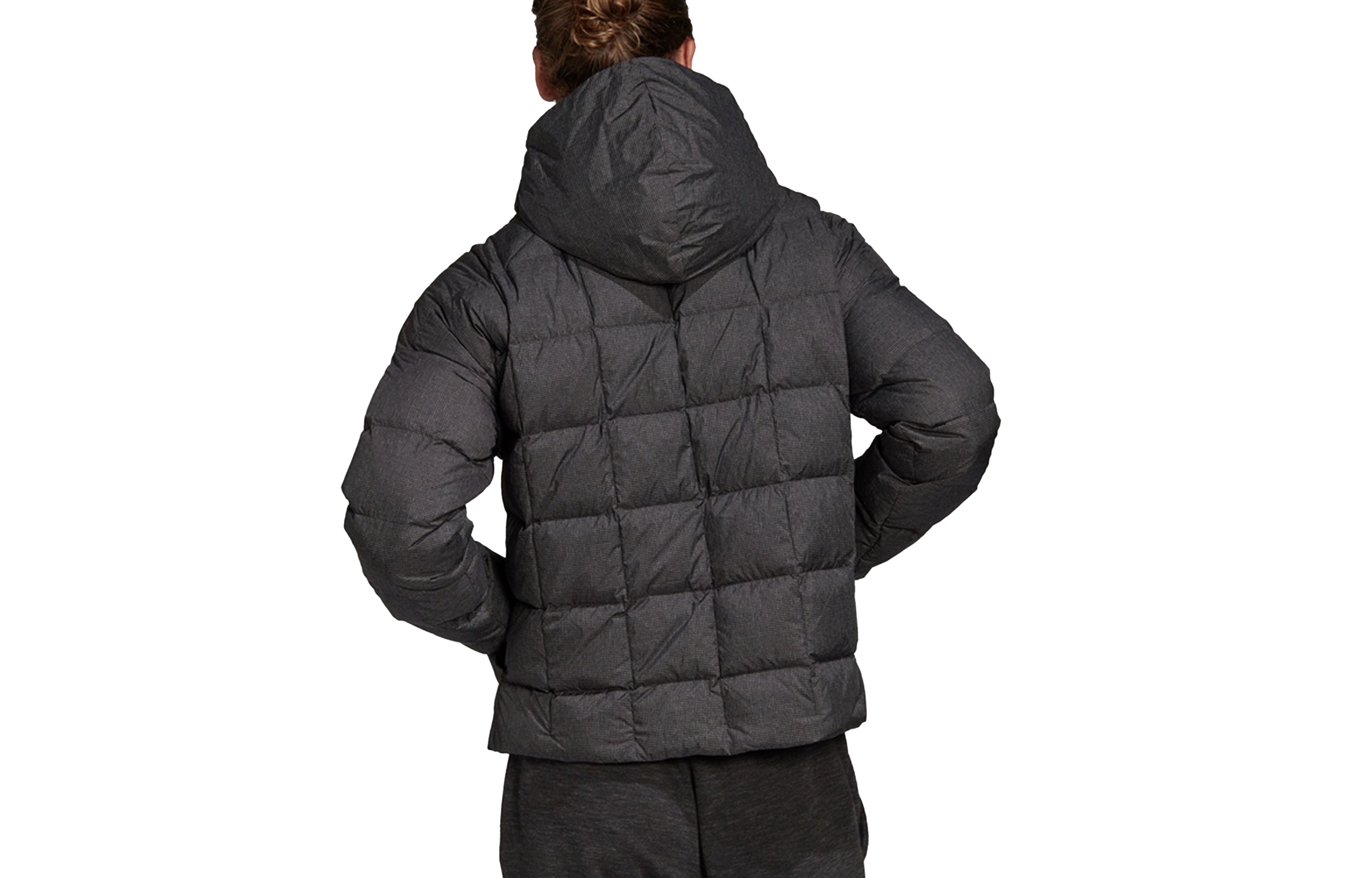 Мужская куртка adidas ZNE DWN JKT (черная) — фото 6