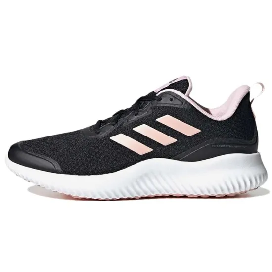 Adidas Alphacomfy Running Shoes Unisex Low-top Black/powder