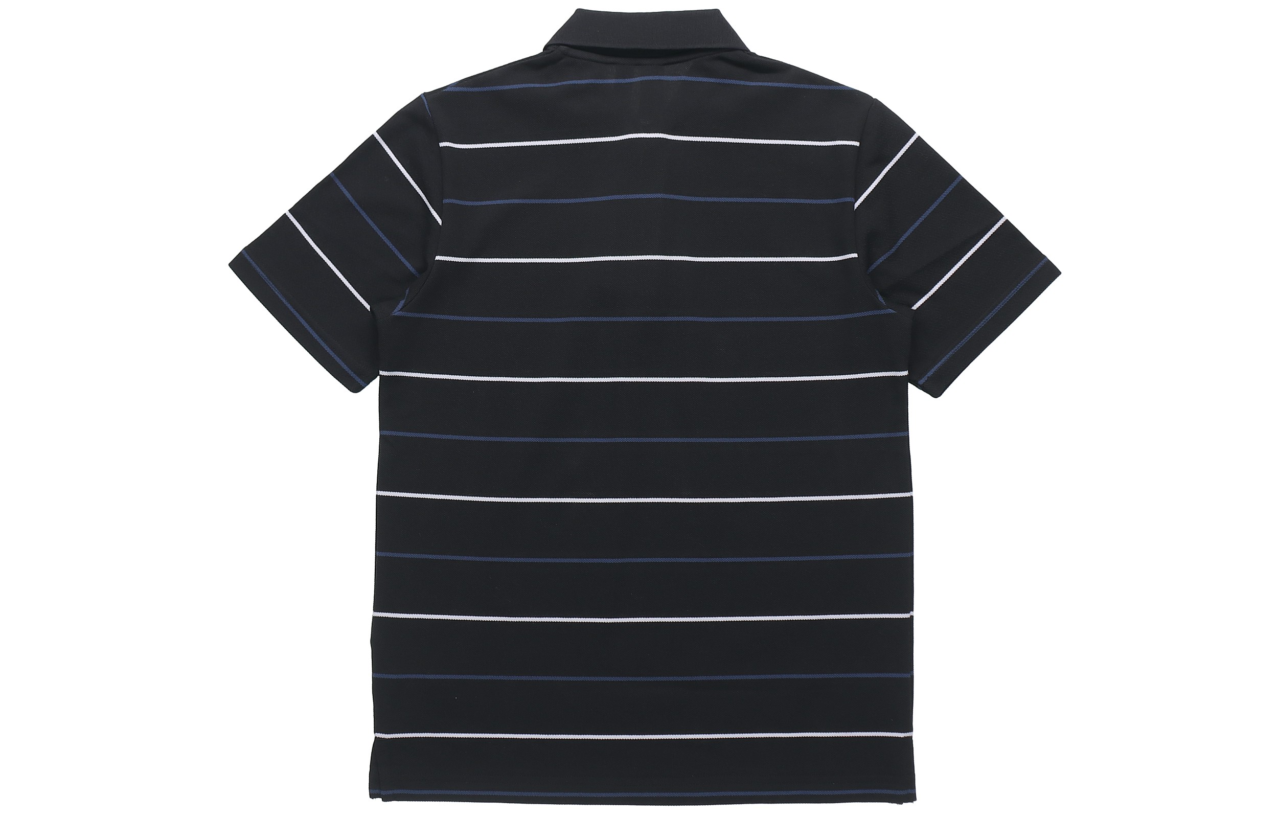 Мужская футболка поло adidas Fi Polo Yarndye Polo (черно-полосатая) — фото 2