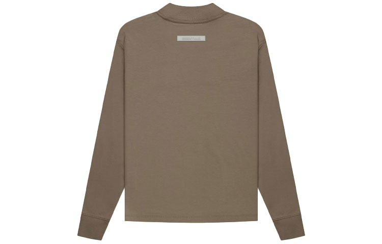 Лонгслив Fear of God Essentials FW21TKids L/S Tee Harvest (коричневый) — фото 2
