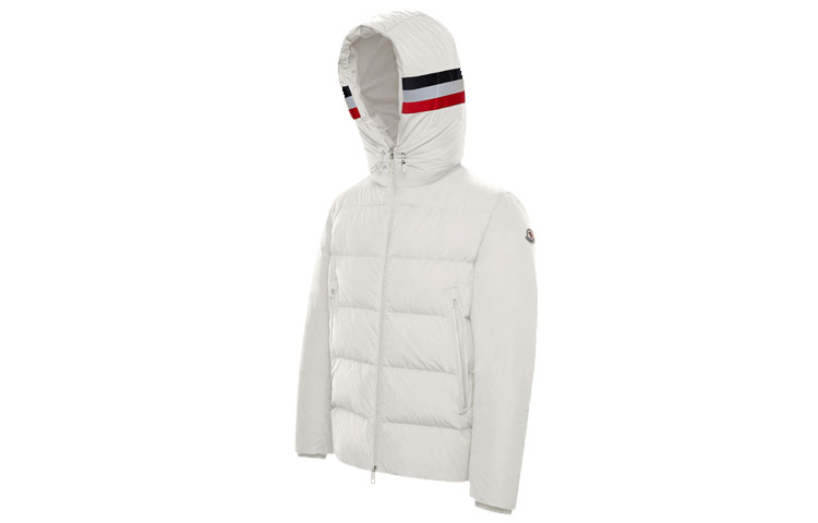 Мужская куртка Moncler (темно-синяя) — фото 4