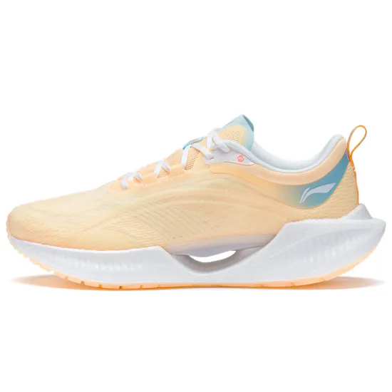 LINING Super Light 19 Running Shoes Women's Low-Top Fluorescent Cream