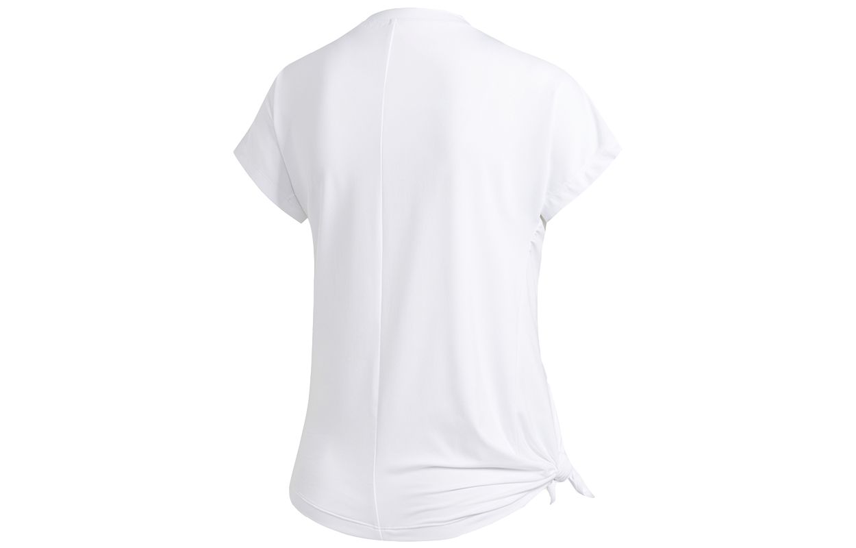 Женская футболка adidas 3s Tie Tee (белая) — фото 2