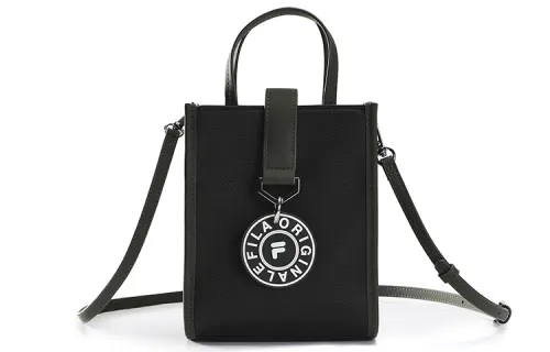 FILA Polyester Crossbody One Shoulder Handbag Regular Women's Jet Black