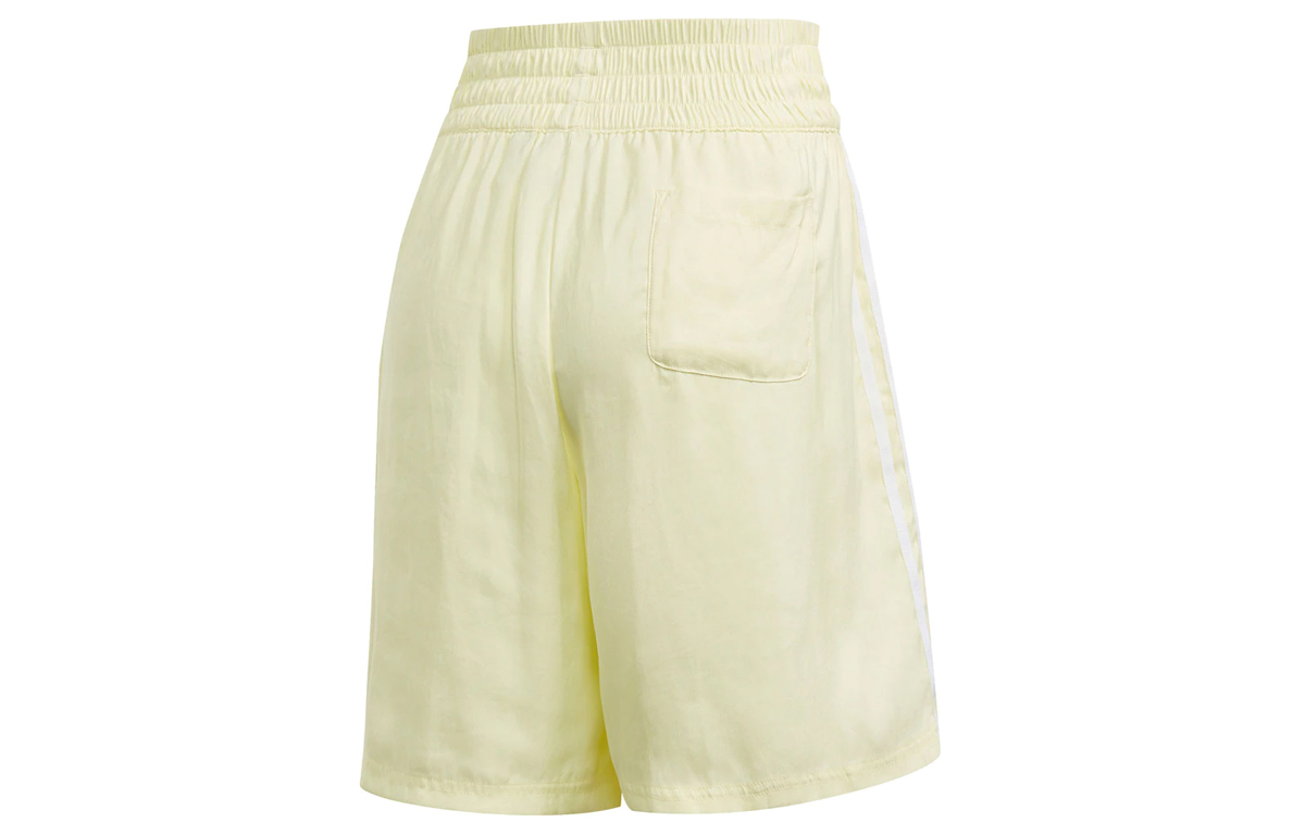 Женские штаны adidas originals Satin Shorts (желтые) — фото 2