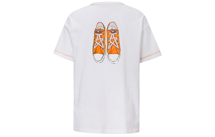 Женская футболка Converse T (белый) — фото 2