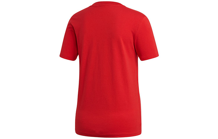 Женская футболка adidas originals TREFOIL TEE (красная) — фото 2