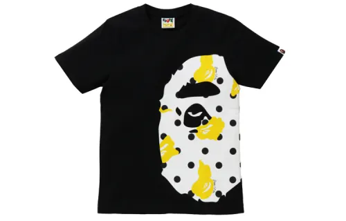 A BATHING APE Bape T Shirts Women's Crew Neck Moderate Straight Fit