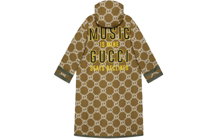 Женское пальто Gucci 100 Special Edition (коричневое) — фото 2