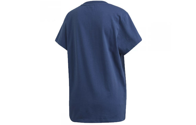 Женская футболка adidas originals Boyfriend Tee (темно-синяя) — фото 2