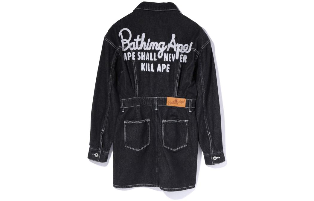 Женская куртка A BATHING APE BAPE (синяя джинсовая) — фото 2