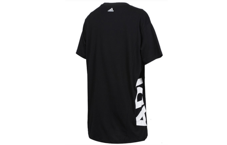 Женская футболка adidas (черная) — фото 2