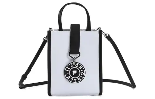 FILA Pu Crossbody Handbag Regular Women's Standard White
