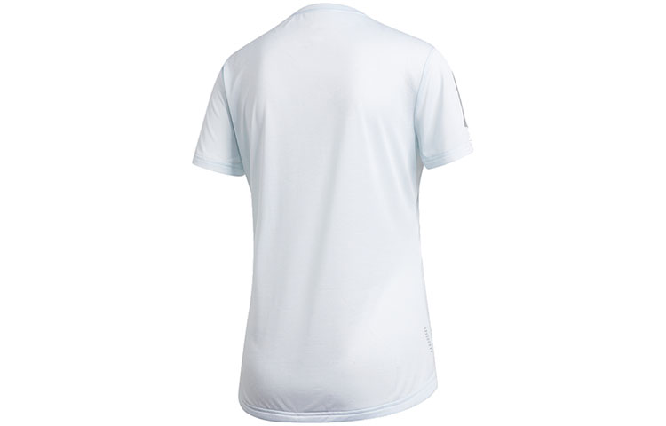 Женская футболка adidas OWN THE RUN TEE (небесно-голубая) — фото 2