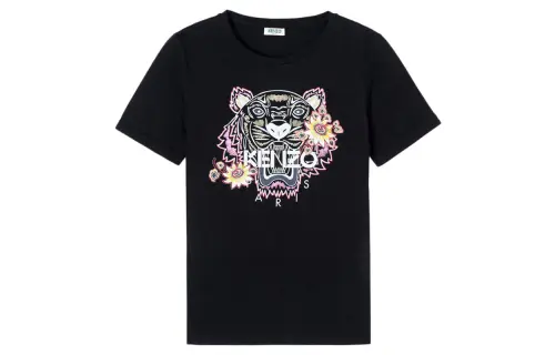 KENZO T Shirts Women's Black Crew Neck Moderate