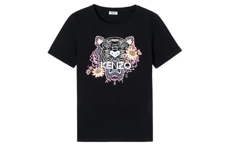 KENZO T Shirts Women's Black Crew Neck Moderate