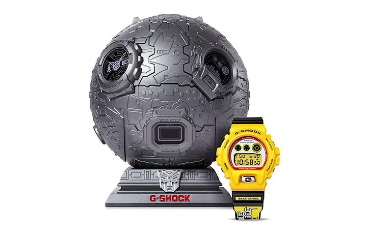 CASIO Men G-SQUAD Series Yellow Watch