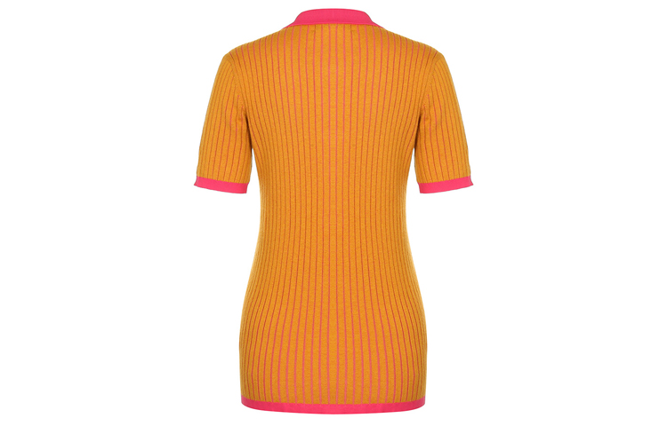 Женская футболка Burberry Polo Shirt (бежевая) — фото 2
