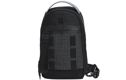 FILA Athletics Fabric Sling Bag Regular Unisex Pitch Black