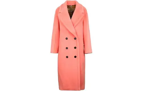 Burberry Velvet feel Coat Women's Pink