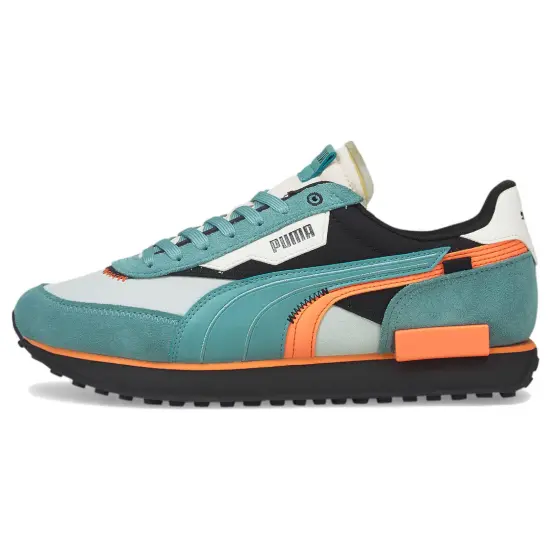Puma Future Rider Lifestyle Shoes Unisex Low-top Blue/Black/Orange