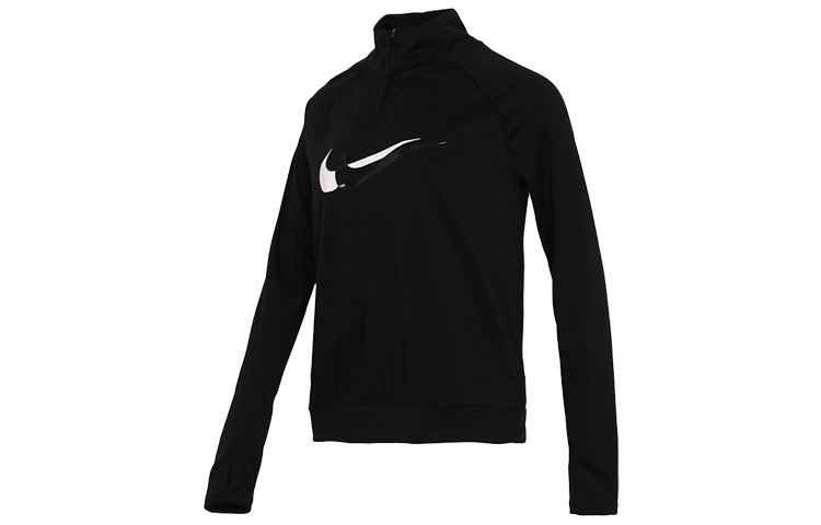 Женская футболка Nike Long-Sleeve T-Shirt (черная)