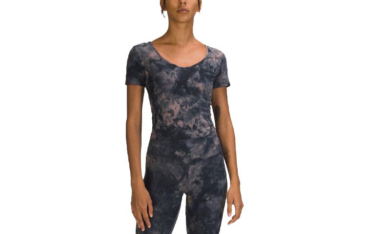 Lululemon Align T Shirt Women’s Dye Lunar Rock Marine Blue