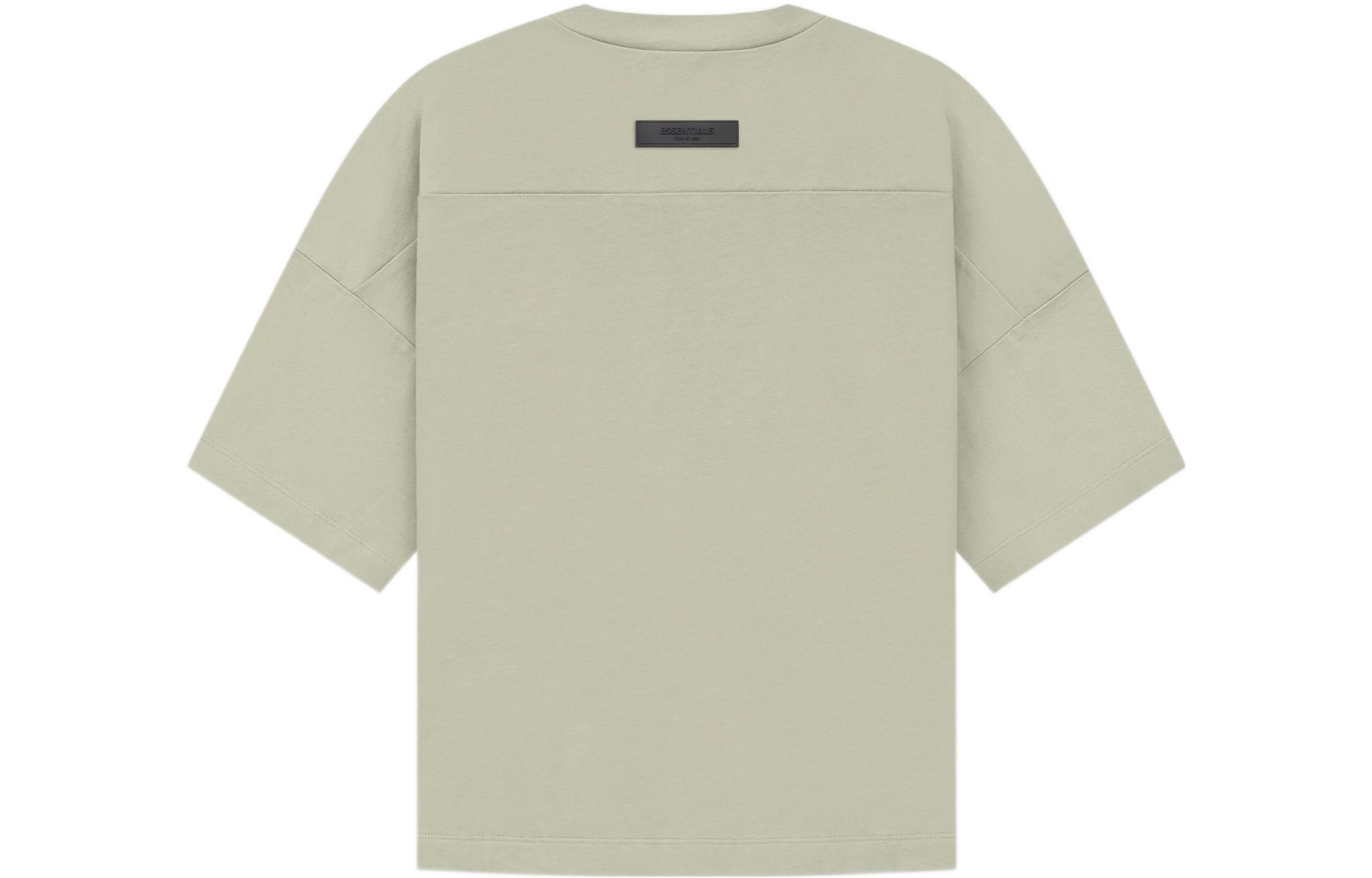 Женская футболка Fear of God Essentials SS22 (серо-зеленая) — фото 2